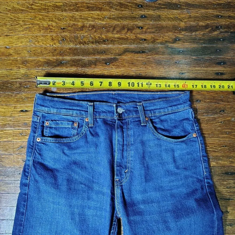 Levi's 505 Dark Blue Men's Jeans Sz 32x34/T733